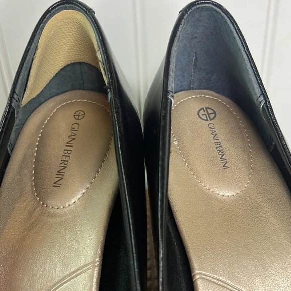 Giani Bernini Black Leather Pumps size 9 & 9.5 - Picture 11 of 11